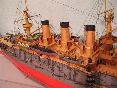 Rin Battleship Peresvet Paper Model Ships Battleship Naval My Xxx Hot