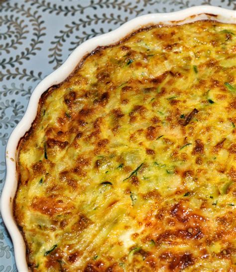 A Touch Of The Unexpected Crustless Zucchini Quiche