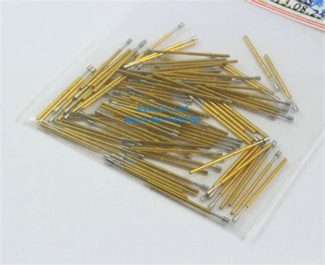 100 Pieces P50 G2 Dia 068mm Length 16mm 75g Spring Test Probe Pin