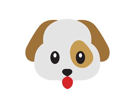 Dog Vector Emoji Design Eps  Png Etsy
