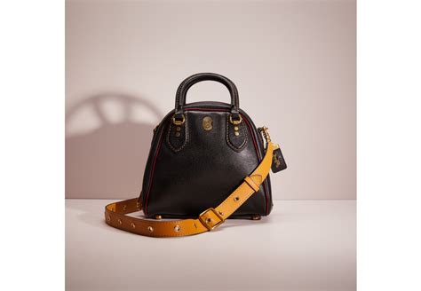 restored marleigh satchel with coach patch coach®