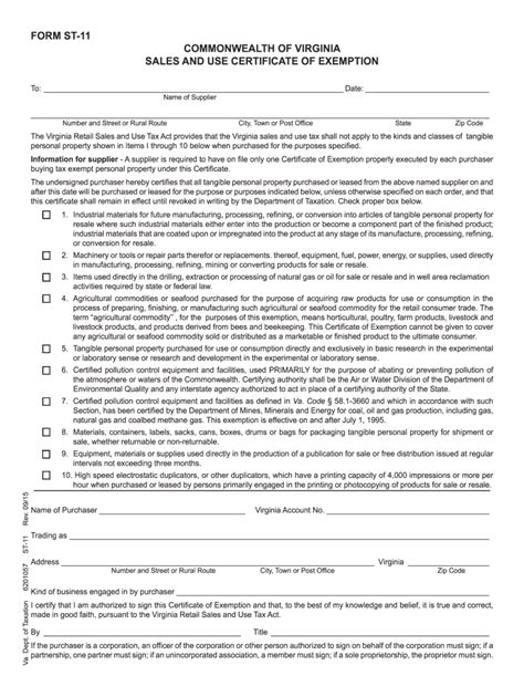 Virginia Tax Exempt Form Fill Out And Sign Online Dochub