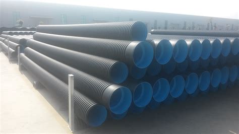 Wholesale Plastic Hdpe Pipe Double Wall Corrugated Drainage Pipe Sewage