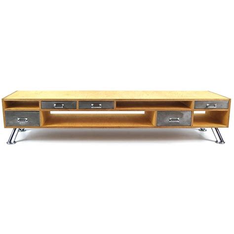 Charm guests right from the door with an entryway table. vintage style tv console table by tilt originals ...