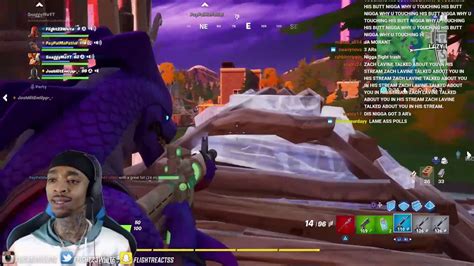 Flightreacts Turns Super Saiyan And Carries Teammates In Fortnite Against