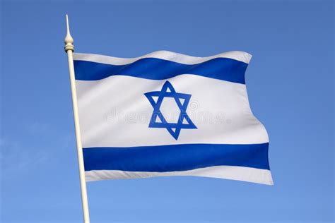 Bandera De Israel Estrella De David Foto De Archivo Imagen De