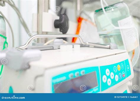 Modern Device For Intravenous Drip Stock Photo Image Of Machinery