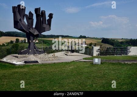 Mauthausen Memorial jüdische KZ Mauthausen Österreich Stockfotografie