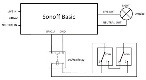 Sonoff Basic Schematic Wiring Diagram And Schematics