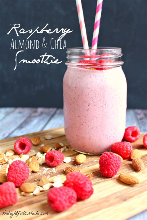 It takes only minutes to make, and it is filled with ingredients that keep me full. Raspberry Almond Chia Smoothie - Cooking for a Cure ...