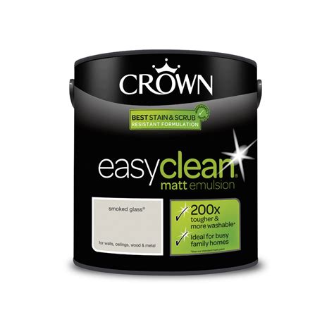 Crown Easyclean Smoked Glass 2 5l