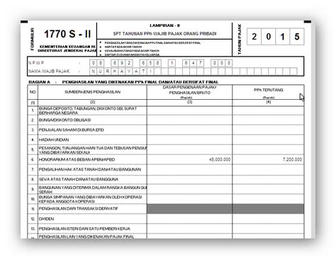 Formulir 1770 spt tahunan pph wajib pajak orang pribadi tahun pajak 2 0 1 8 bagi wajib pajak yang mempunyai penghasilan : Aplikasi laporan SPT Tahunan untuk Penghasilan Wajib Pajak ...