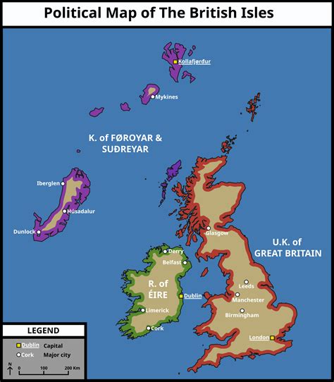 British Isles Map