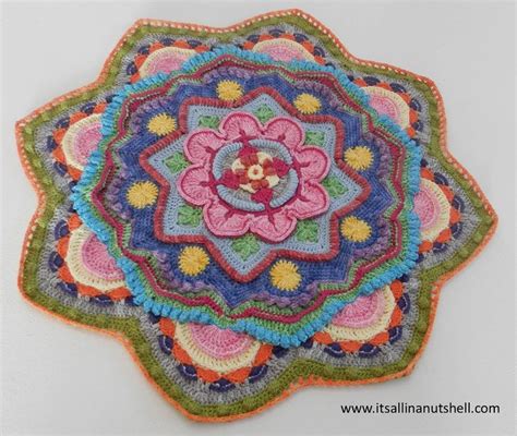 Video Tutorial Mandala Madness Week 6 Crochet Mandala Pattern Crochet