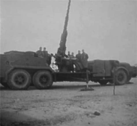 Flak 8 8 Cm Auf Vomag Fahrgestell World War Photos