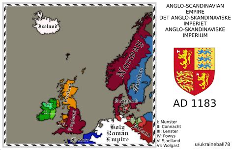 Anglo Scandinavian Empire A Map From A Mega Campaign I Started R