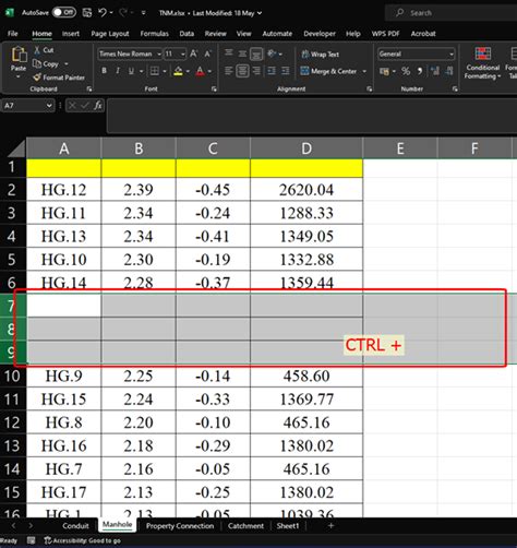 Cómo utilizar un atajo para insertar filas en Excel paso a paso WPS Office Blog