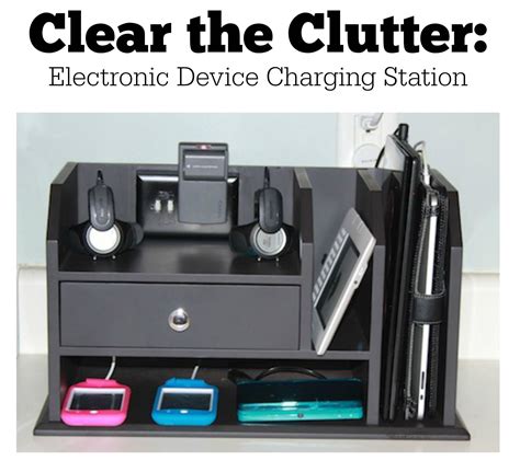 Create An Ipod Charging Station Charging Station Organizer Charging
