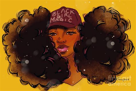 Black Girl Magic Tamron Digital Art By April Cooper