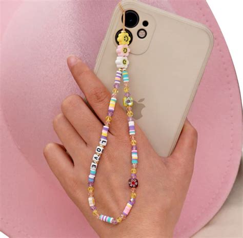 Colorful Beaded Phone Charms Strap 2 In 2021 Y2k Accessories Phone