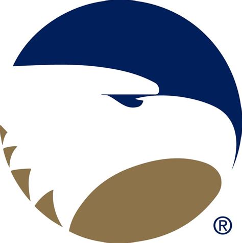 Georgia Southern Eagles Primary Logo 1982 Eagle Head In Blue And