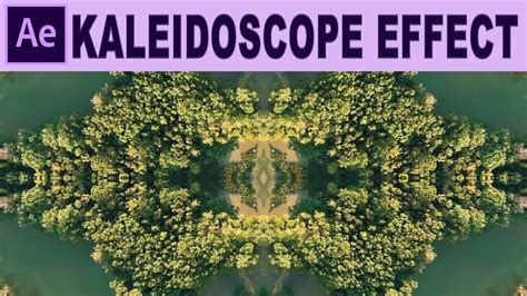 KALEIDOSCOPE EFFECT - Adobe After Effects Tutorial - YouTube