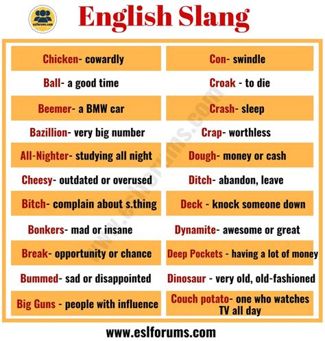 Slang Words List Of Common Slang Words Phrases You Need To Know