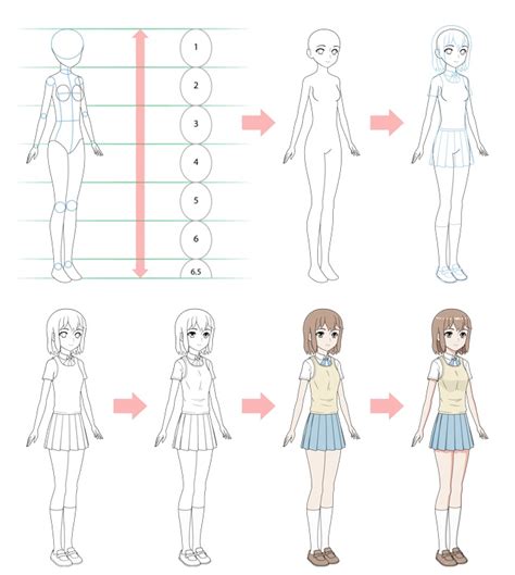 cara lukis anime perempuan tutorial cara menggambar kepala wajah anime dari samping how to