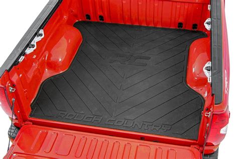 Rough Country Rubber Bed Mat For 2019 2022 Ram 1500 57 Bed Rcm685