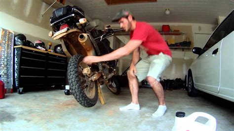 There are three usual methods that are used to tow motorcycles. How to make your own motorcycle jack - YouTube