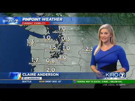 Claire Anderson Kiro Weather Black Blue Dress Sexy Legs September