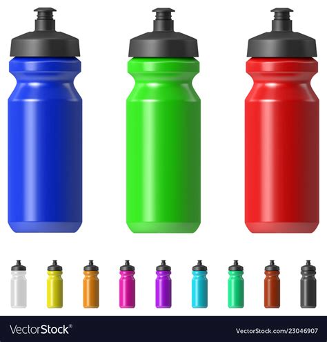 Sport Water Bottle Royalty Free Vector Image Vectorstock