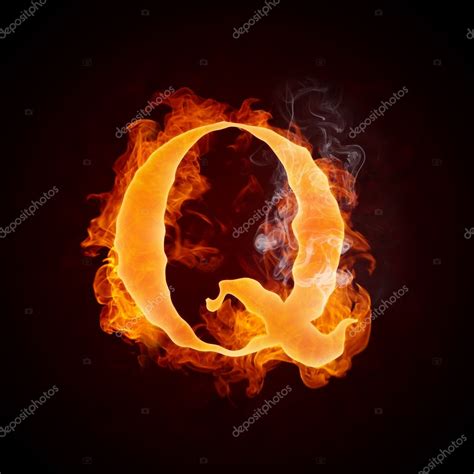 Fire Letters A Z Stock Photo By ©visualgeneration 6477465