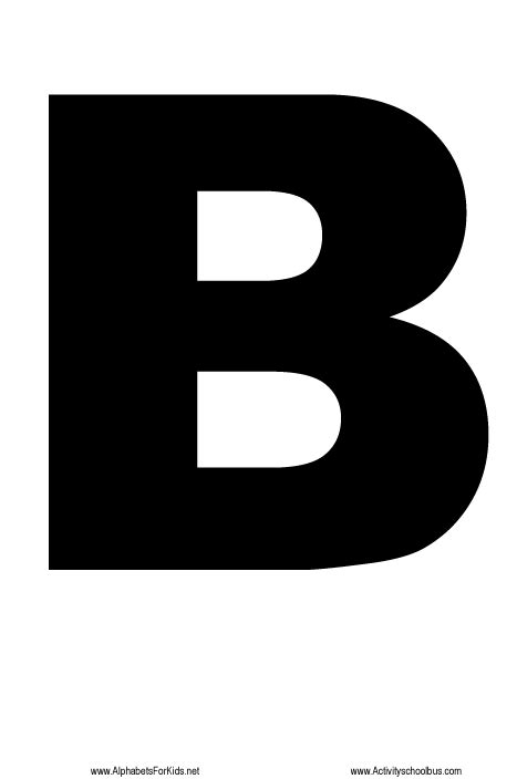 Large Alphabet Letters B Lettering Alphabet Alphabet Letters To