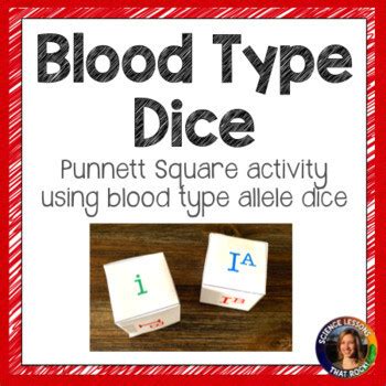 Blood Type Punnett Square Activity Store Science Lessons That Rock