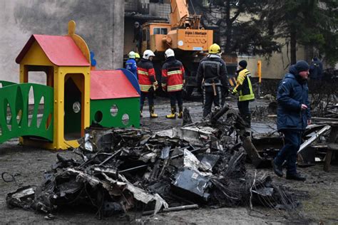 Ukraines Interior Minister Among Many Killed In Helicopter Crash Near Kyiv Kindergarten