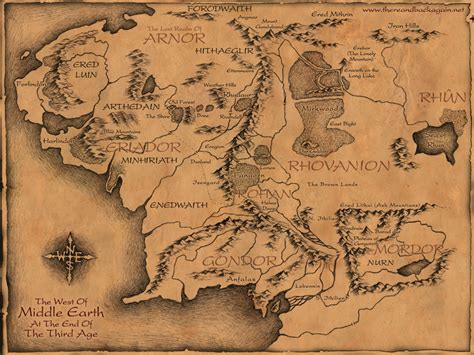Middle Earth Map Vector At Collection Of Middle Earth