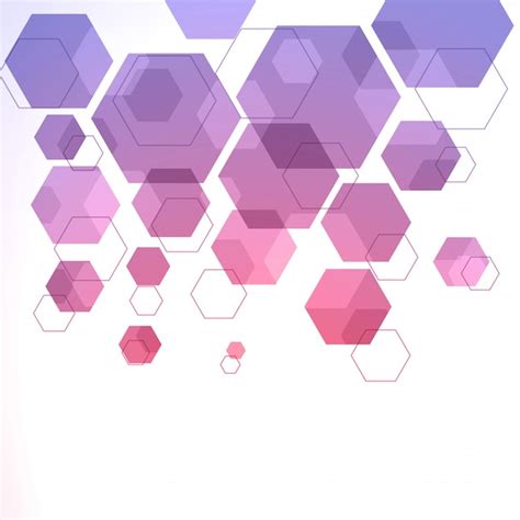 Premium Vector Abstract Background With Hexagonal Elements