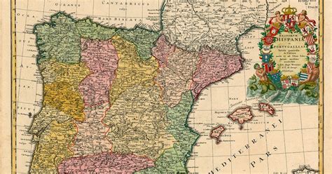 GeografÍa De EspaÑa Mapa De “los Reinos De EspaÑa Y De Portugal” De
