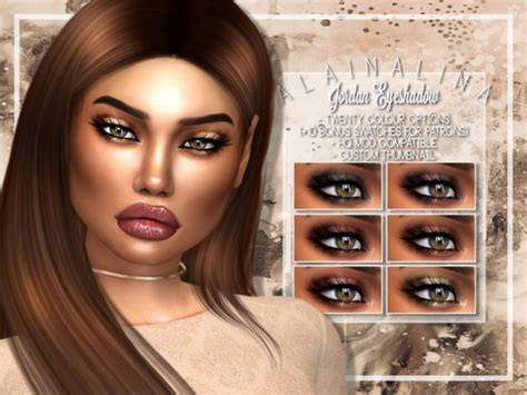 Jordan Eyeshadow At Alainalina Sims 4 Updates