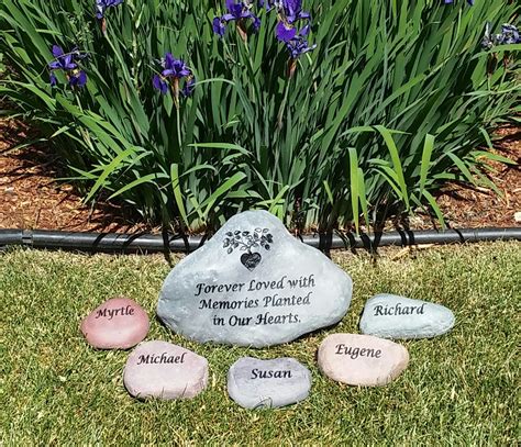 Personalized Garden Stones And River Rocks Engraved Rock