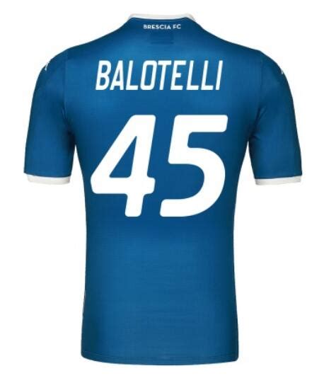 La serie a è il più alto livello professionistico del campionato italiano di calcio, gestito dalla lega nazionale professionisti serie a. BALOTELLI #45 Brescia Calcio 19/20 Home Soccer Jersey ...