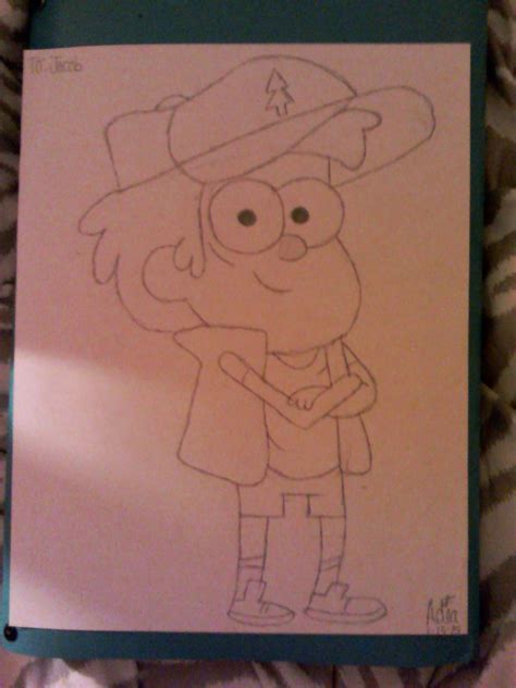 Sketch Of Dipper Drawn By Disneyfaller Dipper Female Sketch