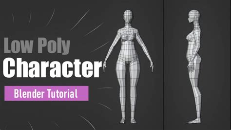 how to create a low poly character in blender youtube