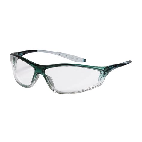 3m Green Frame With Clear Lens Plastic Safety Glasses In The Safety Glasses Goggles And Face