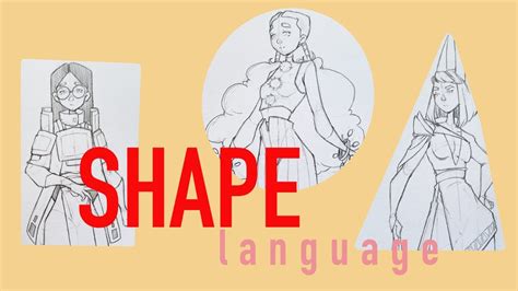 How To Use Shapes To Create Character Designs ️🔵🔺 Shape Language