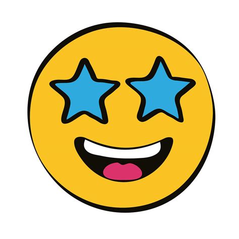 Eyes Stars Emoji 3661601 Vector Art At Vecteezy