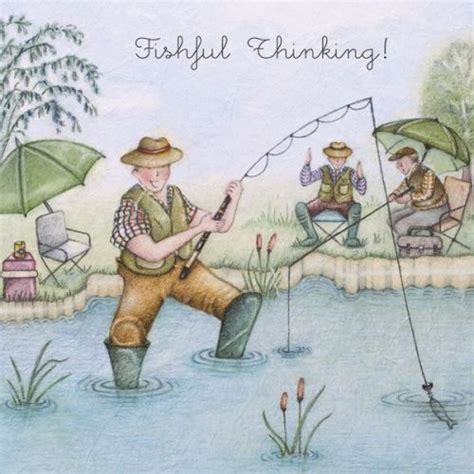 When crafting birthday wishes to a brother, you have the chance to make him laugh by reminding him of all the funny memories you have together. Fishing Birthday Cards - FISHFUL Thinking - FUNNY Fishing ...