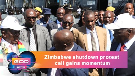 Zimbabwe Shutdown Protest Call Gains Momentum Youtube