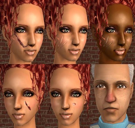 Mod The Sims Special Effects Makeup Scars Wounds And More Yay